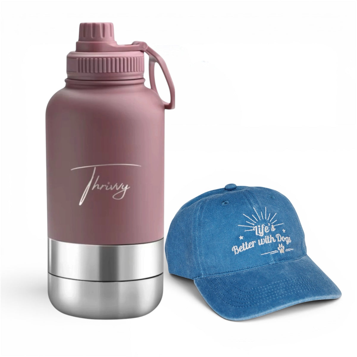 The Dog Walker Bundle Sale – Portable Water Bottle & Cap