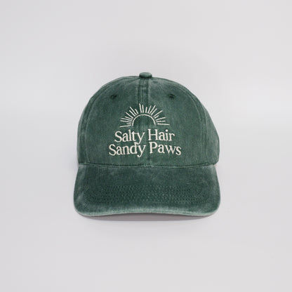 Dog Lover Baseball Cap – Salty Hair Sandy Paws | Thrivvy