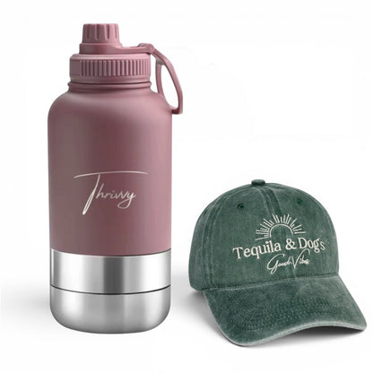The Dog Walker Bundle Sale – Portable Water Bottle & Cap