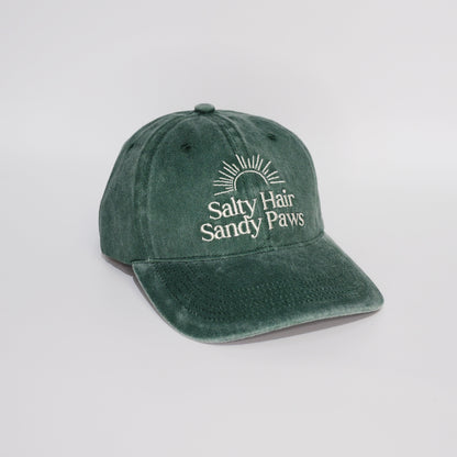 Dog Lover Baseball Cap – Salty Hair Sandy Paws | Thrivvy