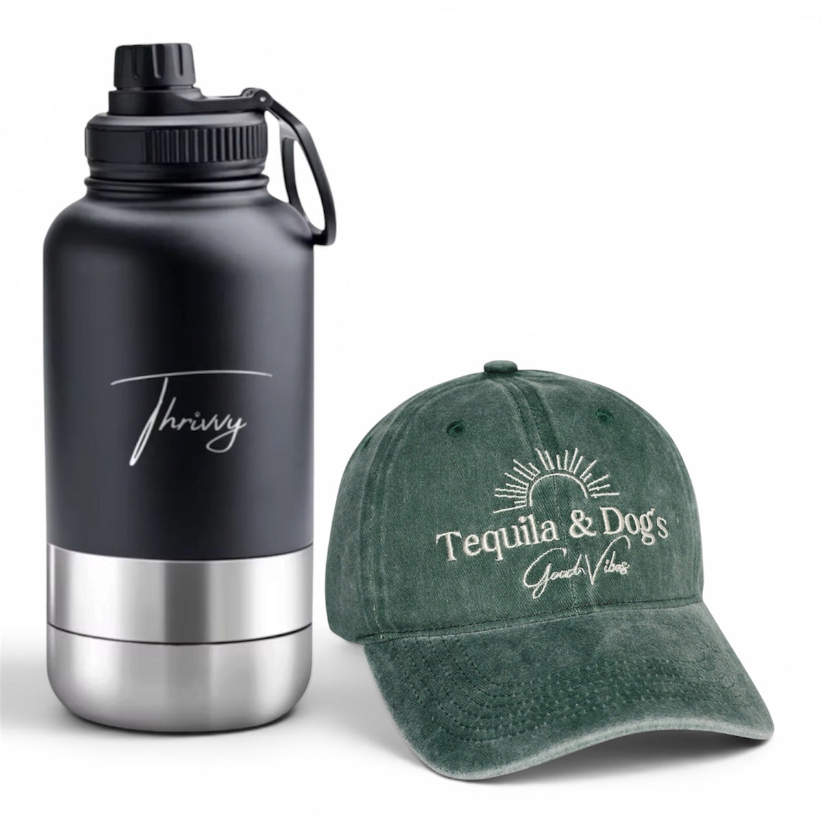 The Dog Walker Bundle Sale – Portable Water Bottle & Cap