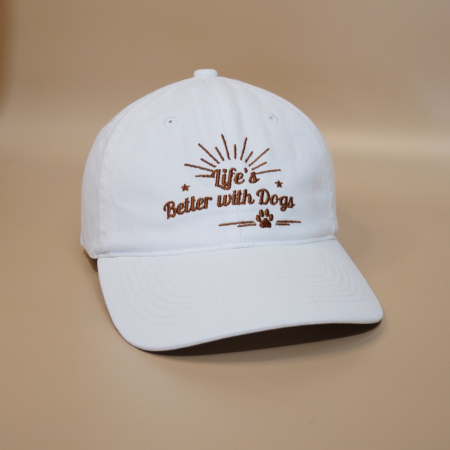 Dog Lover Baseball Cap – Life Is Better With Dogs | Thrivvy