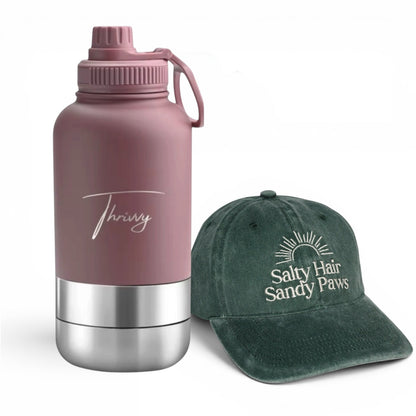 The Dog Walker Bundle Sale – Portable Water Bottle & Cap