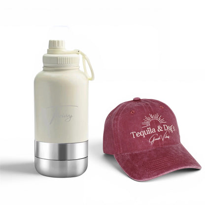 The Dog Walker Bundle Sale – Portable Water Bottle & Cap
