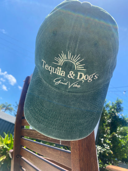 Tequila and Dogs = Good vibes caps