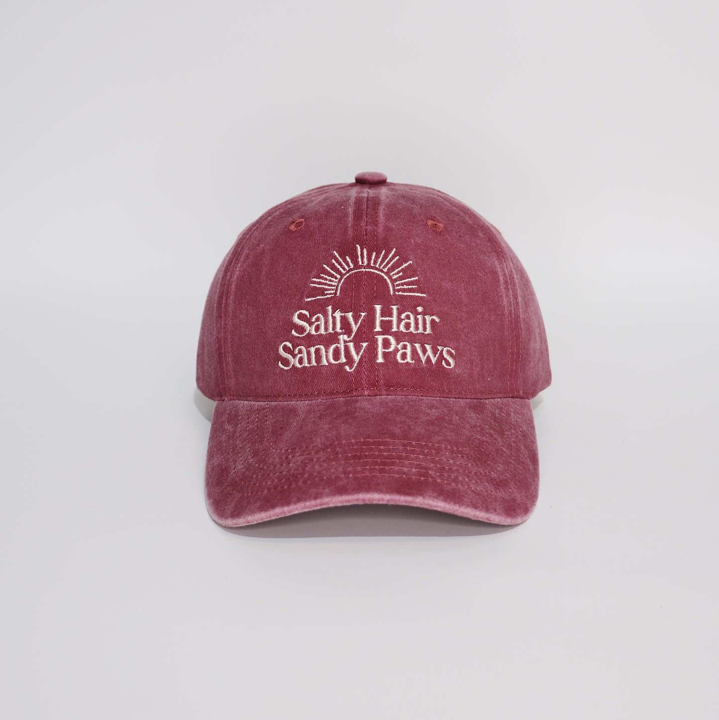 Dog Lover Baseball Cap – Salty Hair Sandy Paws | Thrivvy