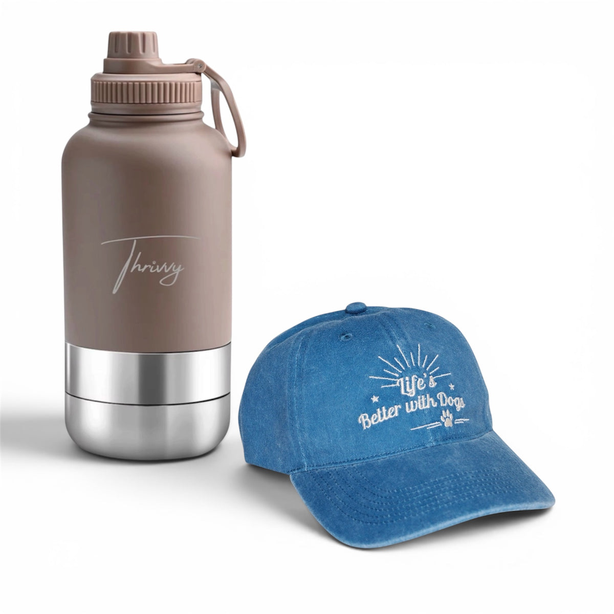The Dog Walker Bundle Sale – Portable Water Bottle & Cap