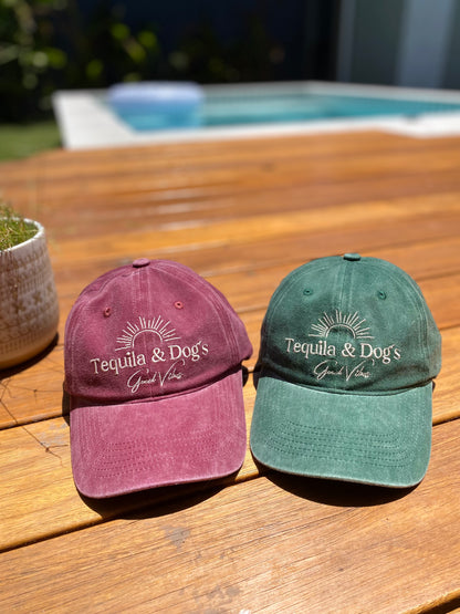 Tequila and Dogs = Good vibes caps