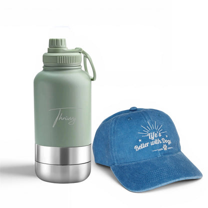 The Dog Walker Bundle Sale – Portable Water Bottle & Cap
