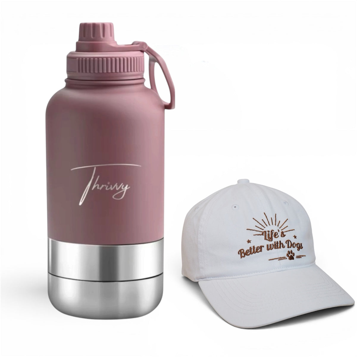 The Dog Walker Bundle Sale – Portable Water Bottle & Cap