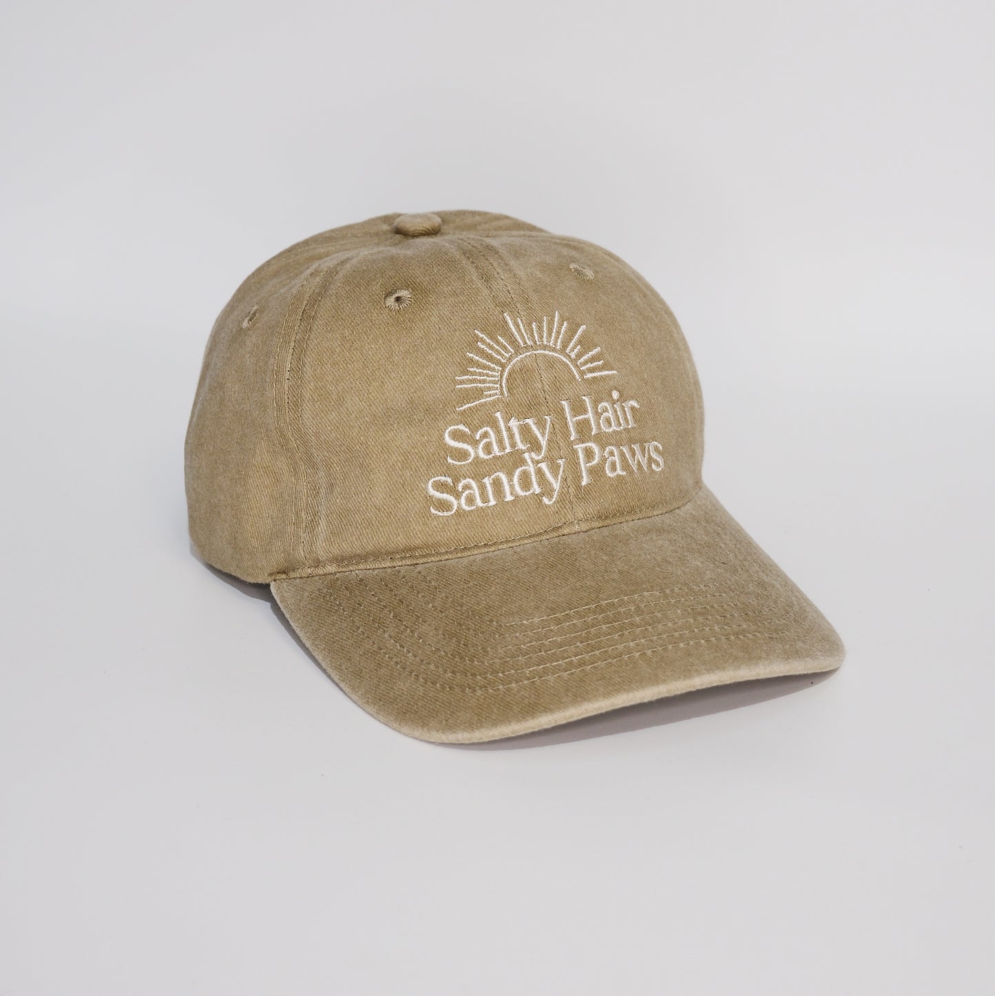 Dog Lover Baseball Cap – Salty Hair Sandy Paws | Thrivvy