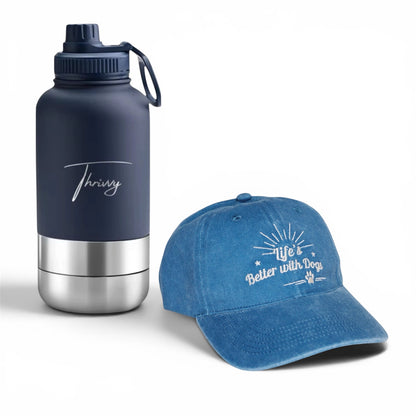 The Dog Walker Bundle Sale – Portable Water Bottle & Cap
