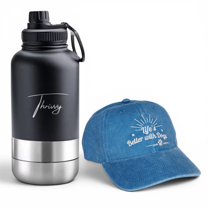 The Dog Walker Bundle Sale – Portable Water Bottle & Cap