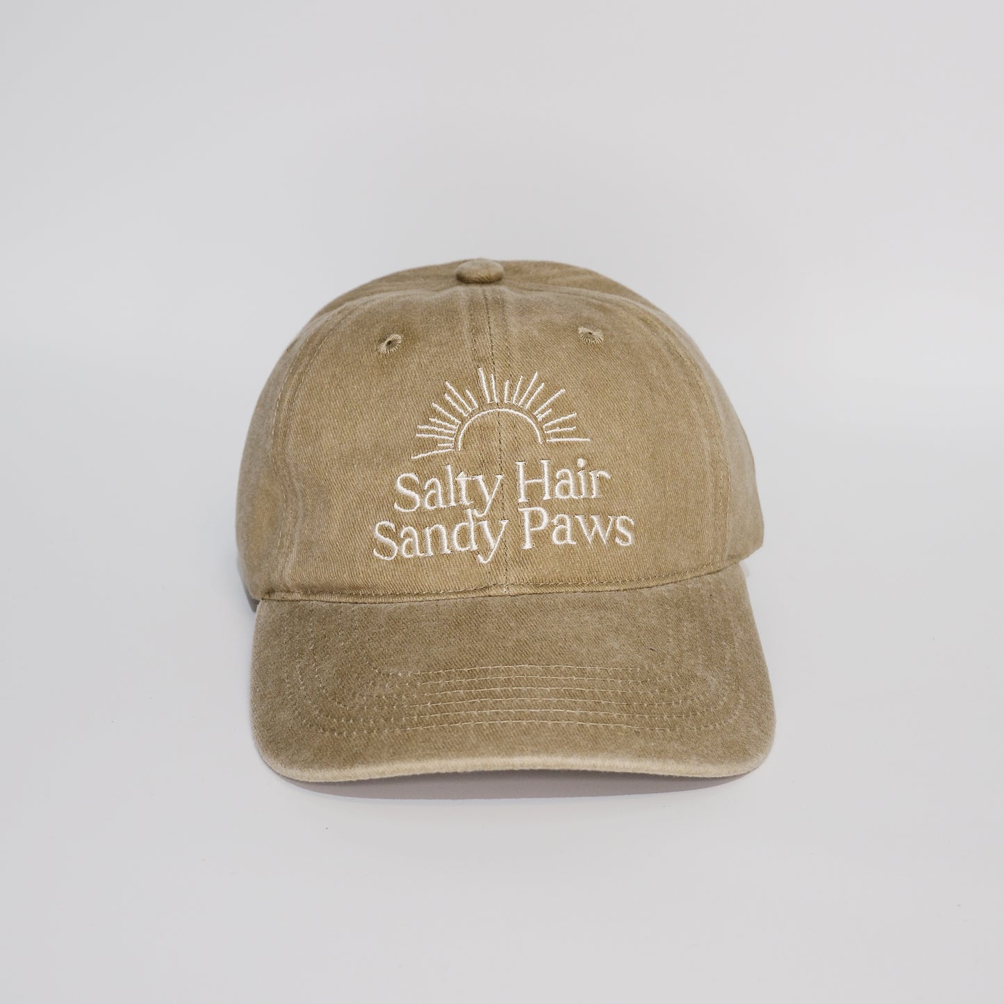 Dog Lover Baseball Cap – Salty Hair Sandy Paws | Thrivvy