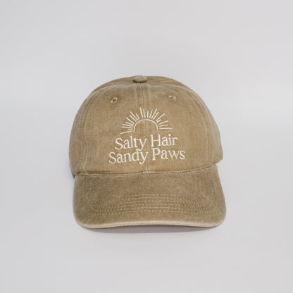 Dog Lover Baseball Cap – Salty Hair Sandy Paws | Thrivvy