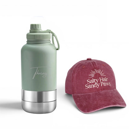 The Dog Walker Bundle Sale – Portable Water Bottle & Cap