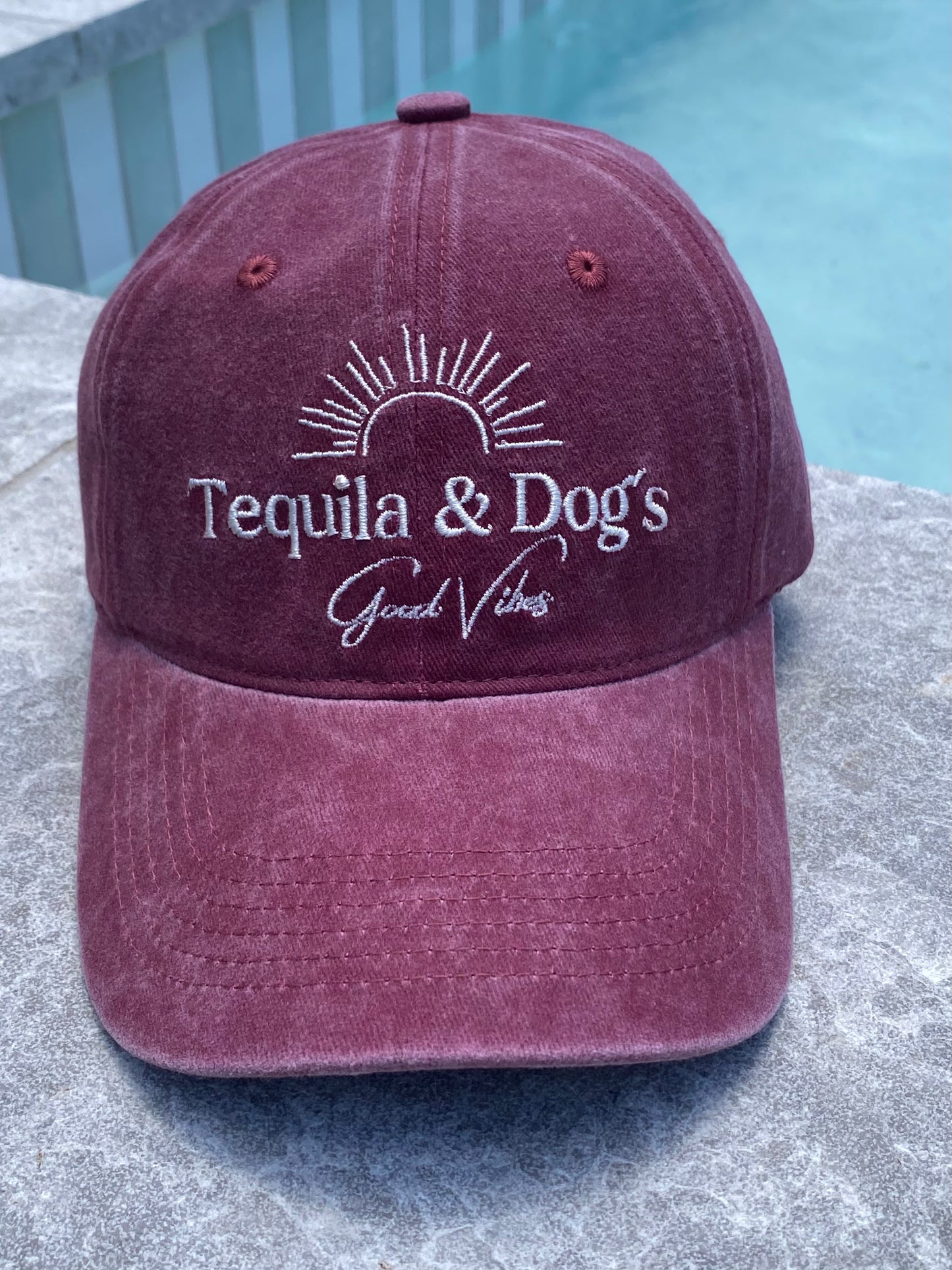 Tequila and Dogs = Good vibes caps