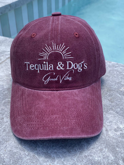 Tequila and Dogs = Good vibes caps