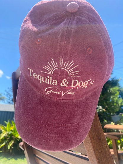 Tequila and Dogs = Good vibes caps
