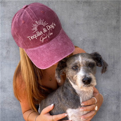 Tequila and Dogs = Good vibes caps