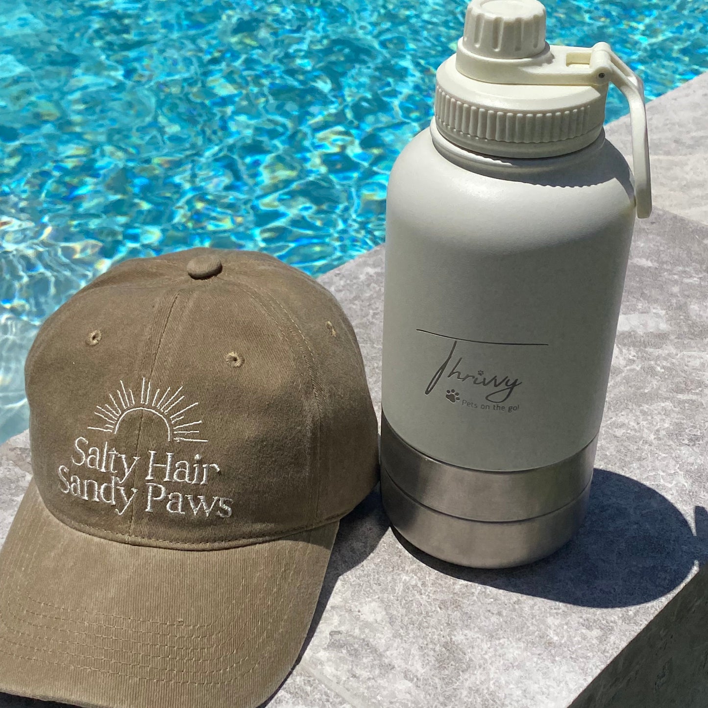 Thrivvy Birthday Adventure Bundle – Portable Water Bottle & Cap