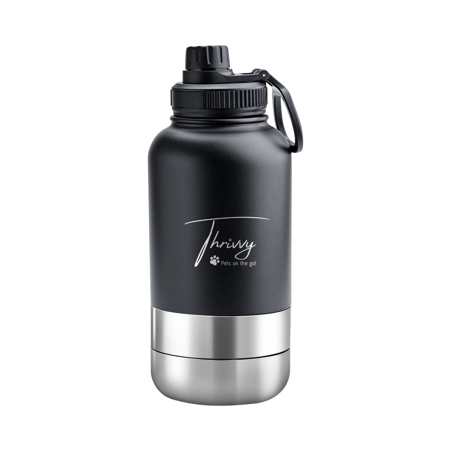 Thrivvy 3-in-1 Travel Water Bottle